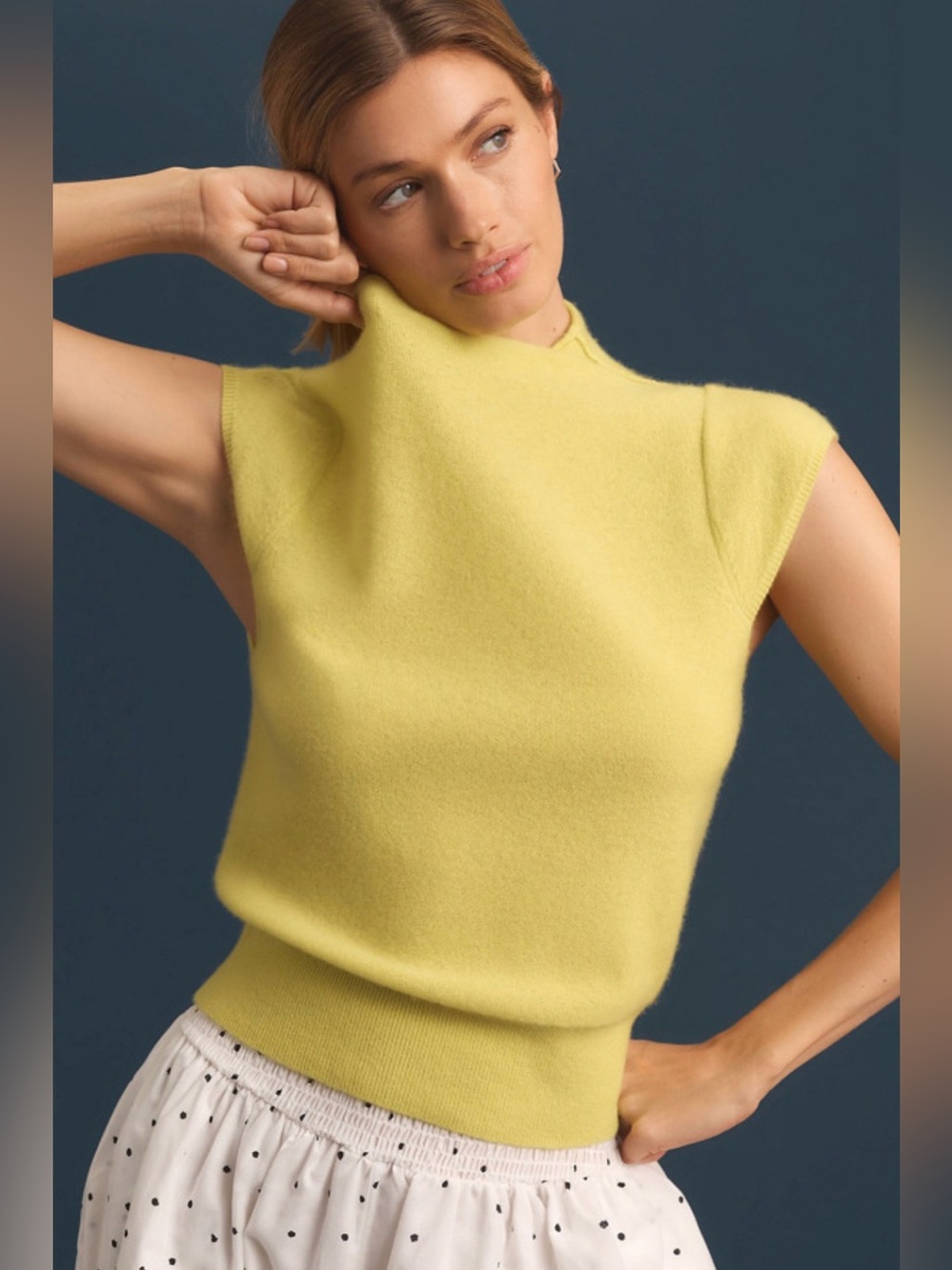 Anthropologie Cashmere Sweater Tee